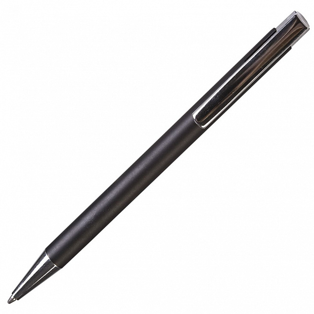 Ручка шариковая Stork, черная с логотипом в Нефтекамске заказать по выгодной цене в кибермаркете AvroraStore