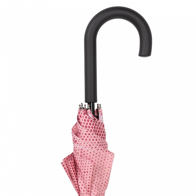 Зонт-трость Pink Marble с логотипом в Нефтекамске заказать по выгодной цене в кибермаркете AvroraStore