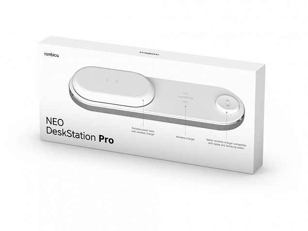 Зарядное устройство Rombica NEO DeskStation Pro с логотипом в Нефтекамске заказать по выгодной цене в кибермаркете AvroraStore