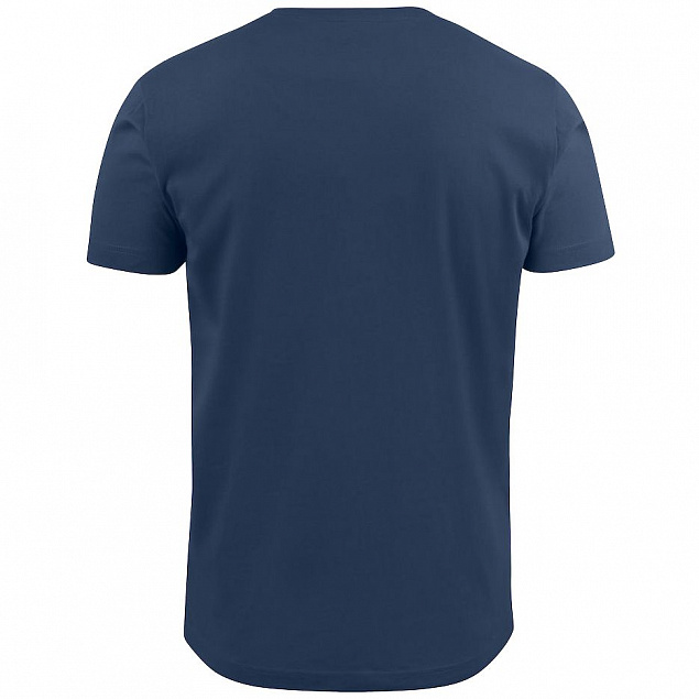 Футболка мужская American U, синяя с логотипом в Нефтекамске заказать по выгодной цене в кибермаркете AvroraStore