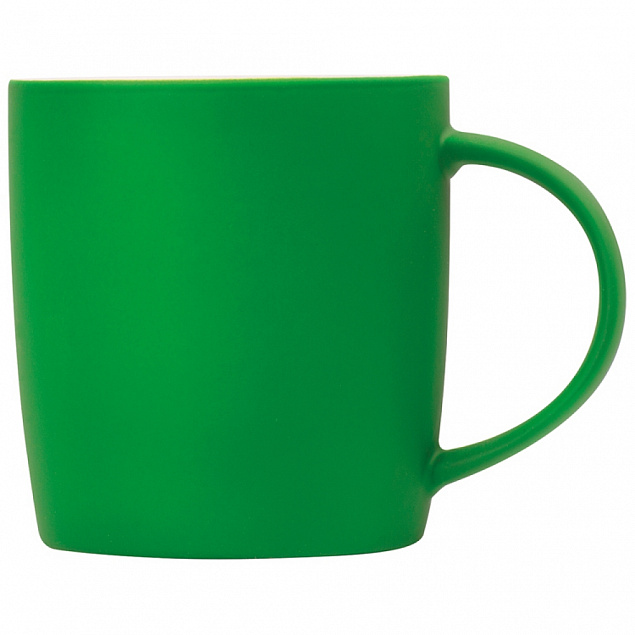 Кружка керамическая 300 мл, зеленая с логотипом в Нефтекамске заказать по выгодной цене в кибермаркете AvroraStore