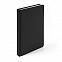 Ежедневник недатированный Campbell, А5,  черный, белый блок с логотипом в Нефтекамске заказать по выгодной цене в кибермаркете AvroraStore