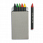 Набор восковых карандашей с логотипом в Нефтекамске заказать по выгодной цене в кибермаркете AvroraStore