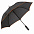 Зонт-трость Jenna, черный с красным с логотипом в Нефтекамске заказать по выгодной цене в кибермаркете AvroraStore