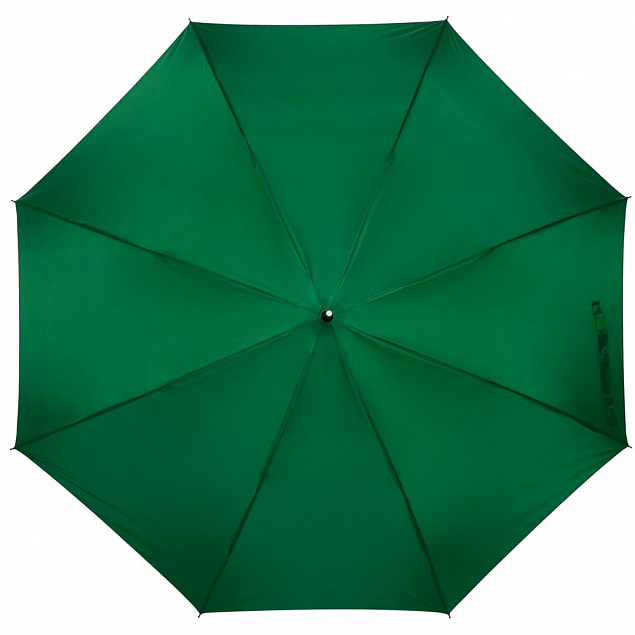 Зонт-трость Silverine, зеленый с логотипом в Нефтекамске заказать по выгодной цене в кибермаркете AvroraStore