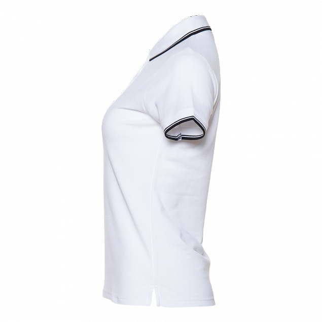Рубашка поло Рубашка женская 04BK Белый с логотипом в Нефтекамске заказать по выгодной цене в кибермаркете AvroraStore