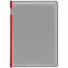 Ежедневник Spain Shall, недатированный, серый с красным с логотипом в Нефтекамске заказать по выгодной цене в кибермаркете AvroraStore