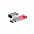 Флешка "Moon" 16 Гб c подсветкой - Белый BB с логотипом в Нефтекамске заказать по выгодной цене в кибермаркете AvroraStore