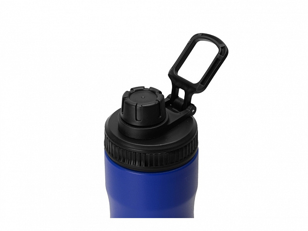 Бутылка для воды Supply Waterline, нерж сталь, 850 мл, синий/черный с логотипом в Нефтекамске заказать по выгодной цене в кибермаркете AvroraStore