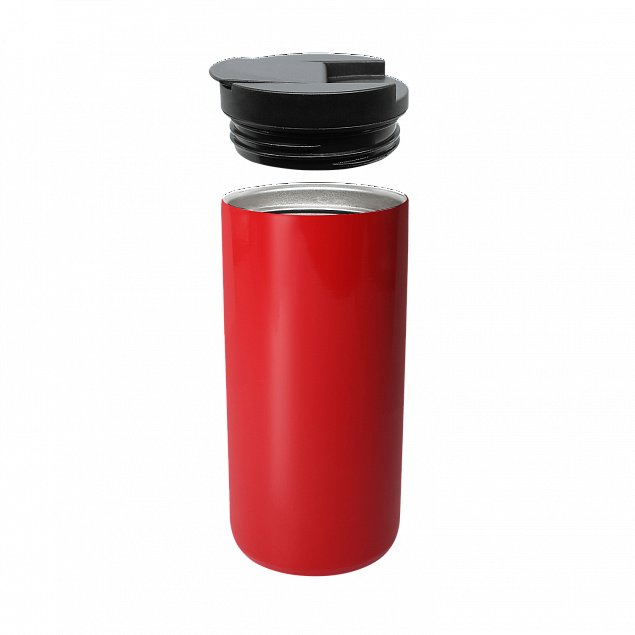 Термостакан AutoMate (красный) с логотипом в Нефтекамске заказать по выгодной цене в кибермаркете AvroraStore