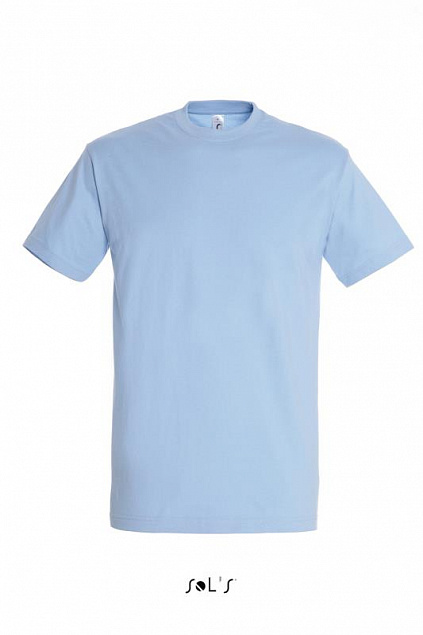 Фуфайка (футболка) IMPERIAL мужская,Голубой L с логотипом в Нефтекамске заказать по выгодной цене в кибермаркете AvroraStore