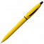 Ручка шариковая S! (Си), желтая с логотипом в Нефтекамске заказать по выгодной цене в кибермаркете AvroraStore