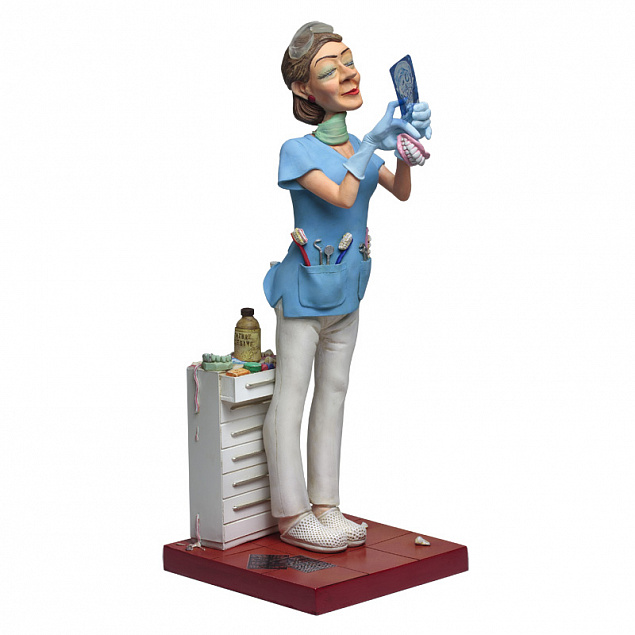 Скульптура "Леди Дантист" с логотипом в Нефтекамске заказать по выгодной цене в кибермаркете AvroraStore