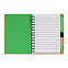Блокнот с ручкой Smile, зеленый с логотипом в Нефтекамске заказать по выгодной цене в кибермаркете AvroraStore