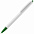 Ручка шариковая Tick, белая с черным с логотипом в Нефтекамске заказать по выгодной цене в кибермаркете AvroraStore