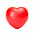 Сердечко антистресс BIKU, Красный с логотипом в Нефтекамске заказать по выгодной цене в кибермаркете AvroraStore