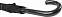 Fontana 23-дюймовый зонт карбонового цвета с механизмом автоматического открытия и изогнутой ручкой, черный с логотипом в Нефтекамске заказать по выгодной цене в кибермаркете AvroraStore