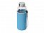 Бутылка для воды Pure c чехлом, 420 мл, голубой с логотипом в Нефтекамске заказать по выгодной цене в кибермаркете AvroraStore