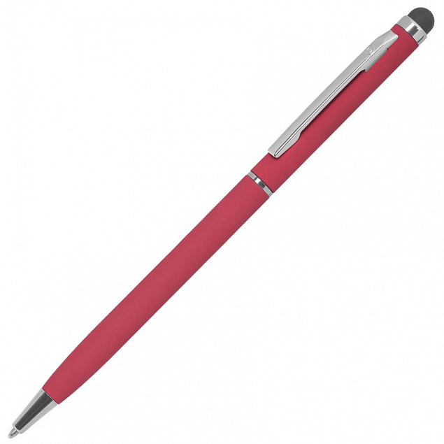 Ручка шариковая со стилусом TOUCHWRITER SOFT, покрытие soft touch с логотипом в Нефтекамске заказать по выгодной цене в кибермаркете AvroraStore