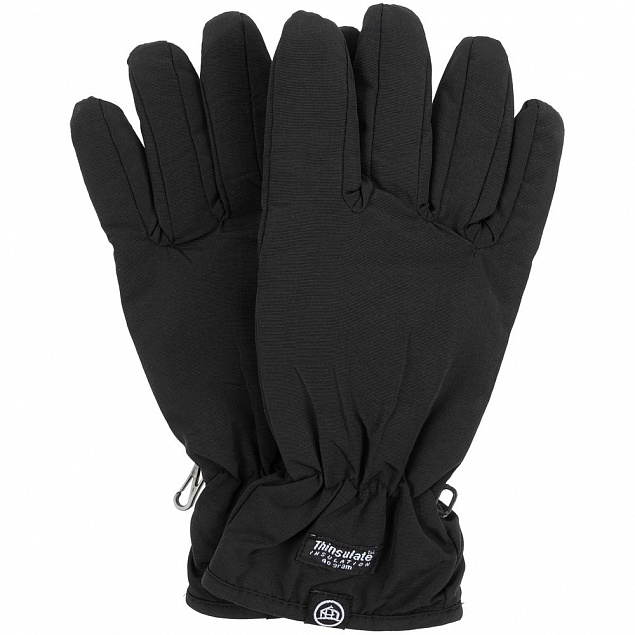 Перчатки Helix, черные с логотипом в Нефтекамске заказать по выгодной цене в кибермаркете AvroraStore