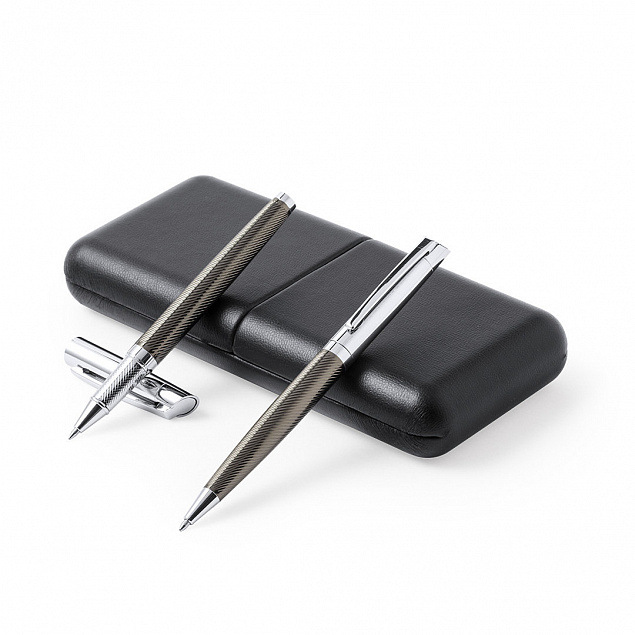 Набор Hugo Boss (шариковая ручка, брелок для ключей и динамик) с логотипом в Нефтекамске заказать по выгодной цене в кибермаркете AvroraStore