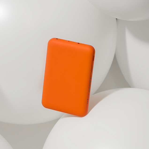 Внешний аккумулятор, Elari, 5000 mAh, оранжевый с логотипом в Нефтекамске заказать по выгодной цене в кибермаркете AvroraStore