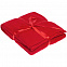 Плед Plush, красный с логотипом в Нефтекамске заказать по выгодной цене в кибермаркете AvroraStore