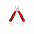 Мультитул BLAUDEN, нержавеющая сталь, пластиковая ручка, 12 функций, красный с логотипом в Нефтекамске заказать по выгодной цене в кибермаркете AvroraStore