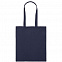 Холщовая сумка Basic 105, синяя с логотипом в Нефтекамске заказать по выгодной цене в кибермаркете AvroraStore