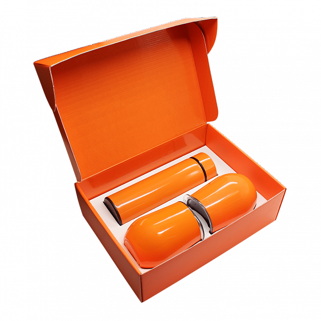 Набор Hot Box C2 W, оранжевый с логотипом в Нефтекамске заказать по выгодной цене в кибермаркете AvroraStore