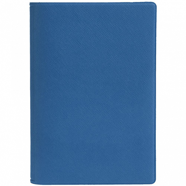 Обложка для паспорта Devon, ярко-синяя с логотипом в Нефтекамске заказать по выгодной цене в кибермаркете AvroraStore