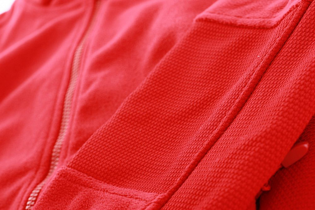 Куртка флисовая женская SARASOTA, красная с логотипом в Нефтекамске заказать по выгодной цене в кибермаркете AvroraStore