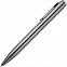 Ручка шариковая Scribo, серо-стальная с логотипом в Нефтекамске заказать по выгодной цене в кибермаркете AvroraStore