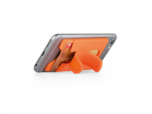 Визитница и крепление для смартфонов «CARVER» с логотипом в Нефтекамске заказать по выгодной цене в кибермаркете AvroraStore