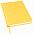 Ежедневник недатированный Bliss, А5,  желтый, белый блок, без обреза с логотипом в Нефтекамске заказать по выгодной цене в кибермаркете AvroraStore