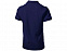 Рубашка поло Backhand мужская, темно-синий/белый с логотипом в Нефтекамске заказать по выгодной цене в кибермаркете AvroraStore