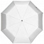 Зонт складной Manifest со светоотражающим куполом, серый с логотипом в Нефтекамске заказать по выгодной цене в кибермаркете AvroraStore