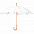 Зонт-трость механический, деревянная ручка с логотипом в Нефтекамске заказать по выгодной цене в кибермаркете AvroraStore