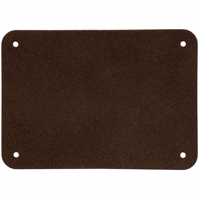 Лейбл Etha Nubuсk, XL, темно-коричневый с логотипом в Нефтекамске заказать по выгодной цене в кибермаркете AvroraStore