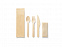 Набор деревянных столовых приборов «SUYA» с логотипом в Нефтекамске заказать по выгодной цене в кибермаркете AvroraStore