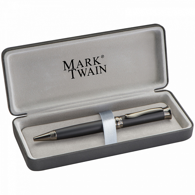 Металлическая ручка Маrk Twain с логотипом в Нефтекамске заказать по выгодной цене в кибермаркете AvroraStore