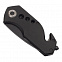 Складной нож Intact, черный с логотипом в Нефтекамске заказать по выгодной цене в кибермаркете AvroraStore