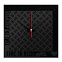 Часы настенные стеклянные Hard Work Black с логотипом в Нефтекамске заказать по выгодной цене в кибермаркете AvroraStore