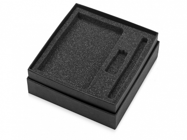 Коробка подарочная Smooth M для ручки, флешки и блокнота А6 с логотипом в Нефтекамске заказать по выгодной цене в кибермаркете AvroraStore