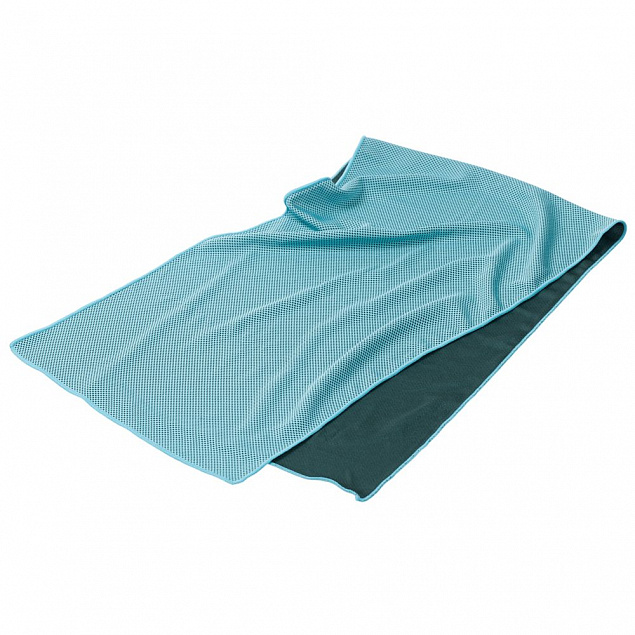 Охлаждающее полотенце Weddell, голубое с логотипом в Нефтекамске заказать по выгодной цене в кибермаркете AvroraStore