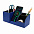 Настольный органайзер Boss c беспроводной зарядкой - Черный AA с логотипом в Нефтекамске заказать по выгодной цене в кибермаркете AvroraStore