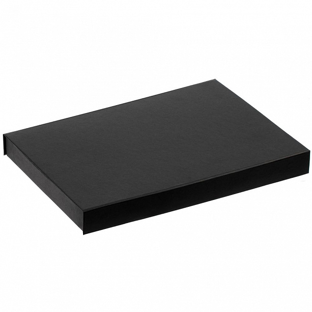 Коробка Roomy с ложементом для плакетки, черная с логотипом в Нефтекамске заказать по выгодной цене в кибермаркете AvroraStore