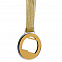 Медаль Vittoria, золотистая с логотипом в Нефтекамске заказать по выгодной цене в кибермаркете AvroraStore