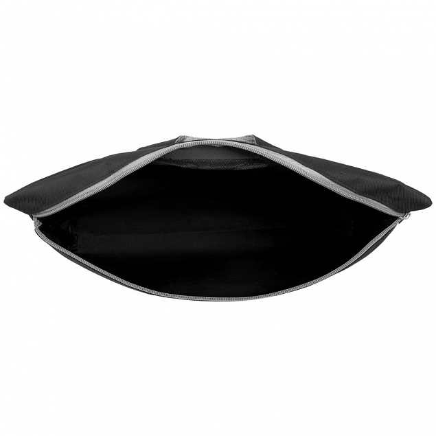Сумка-папка SIMPLE, черная с логотипом в Нефтекамске заказать по выгодной цене в кибермаркете AvroraStore