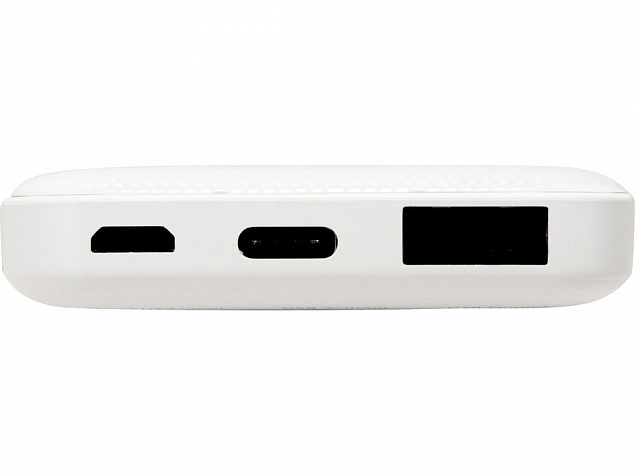 Внешний аккумулятор Evolt Mini-5, 5000 mAh, белый с логотипом в Нефтекамске заказать по выгодной цене в кибермаркете AvroraStore